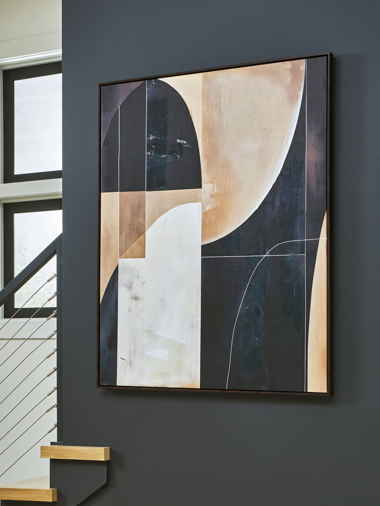 Furniture City Slidell - Ashley Furniture - Ewanford Wall Decor - Wall Art / Black/Brown/Tan - A8000464