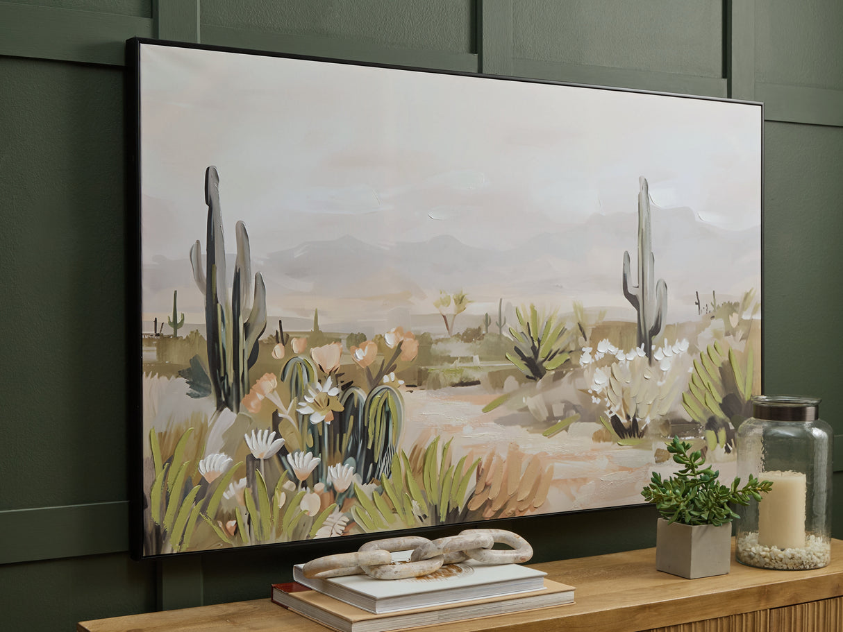 Furniture City Slidell - Ashley Furniture - Sidworth Wall Decor - Wall Art / Green/Beige/Gray - A8000480