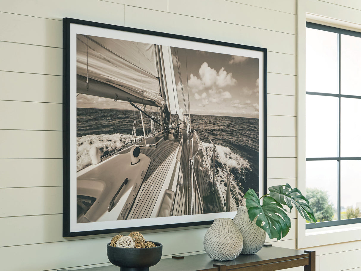 Furniture City Slidell - Ashley Furniture - Arlanford Wall Decor - Wall Art / Sepia - A8000505