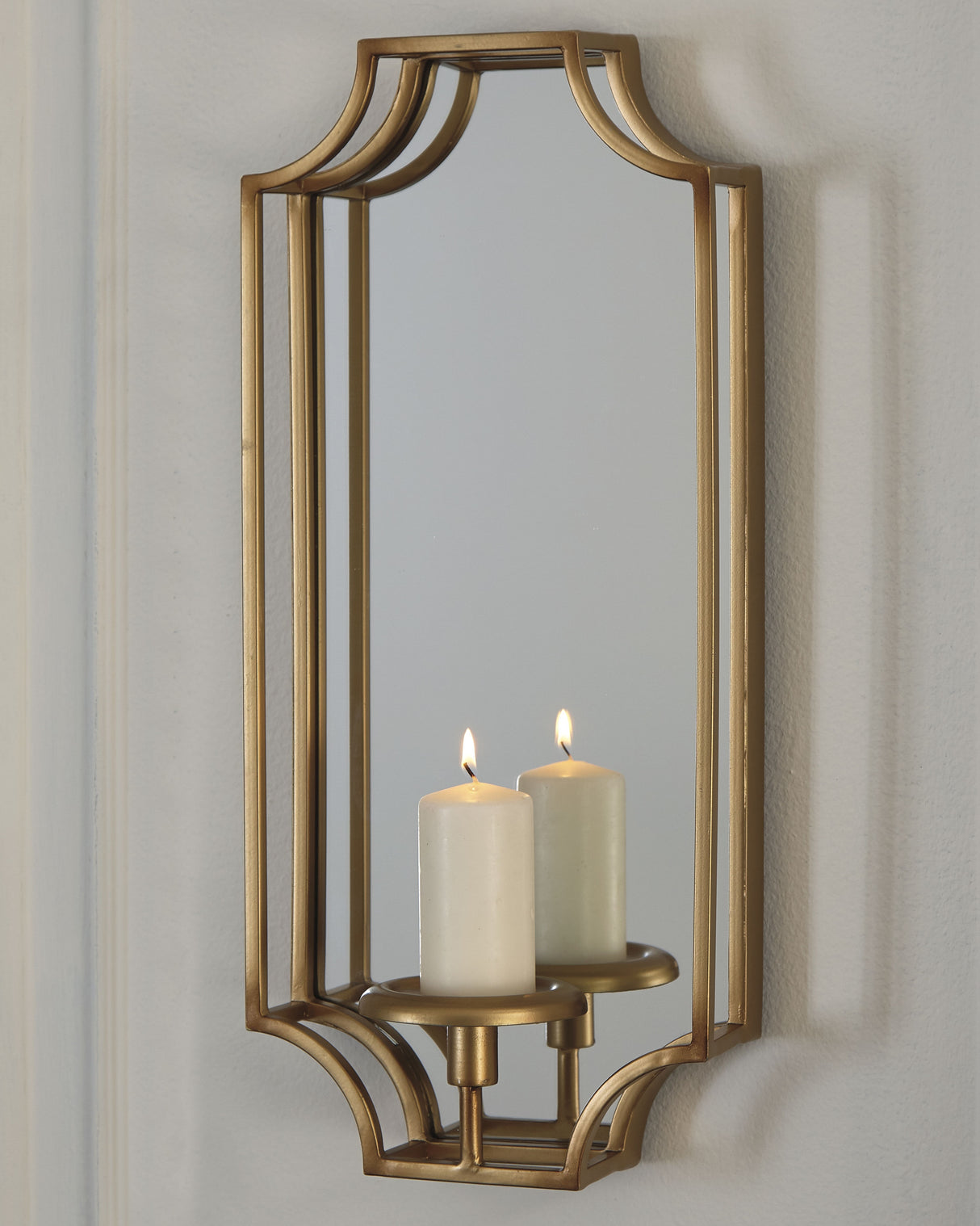 Furniture City Slidell - Ashley Furniture - Dumi Wall Decor - Wall Sconce / Gold Finish - A8010153