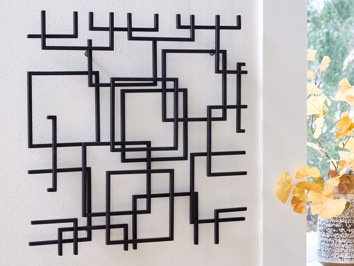 Furniture City Slidell - Ashley Furniture - Aadanton Wall Decor - Wall Decor / Black - A8010400
