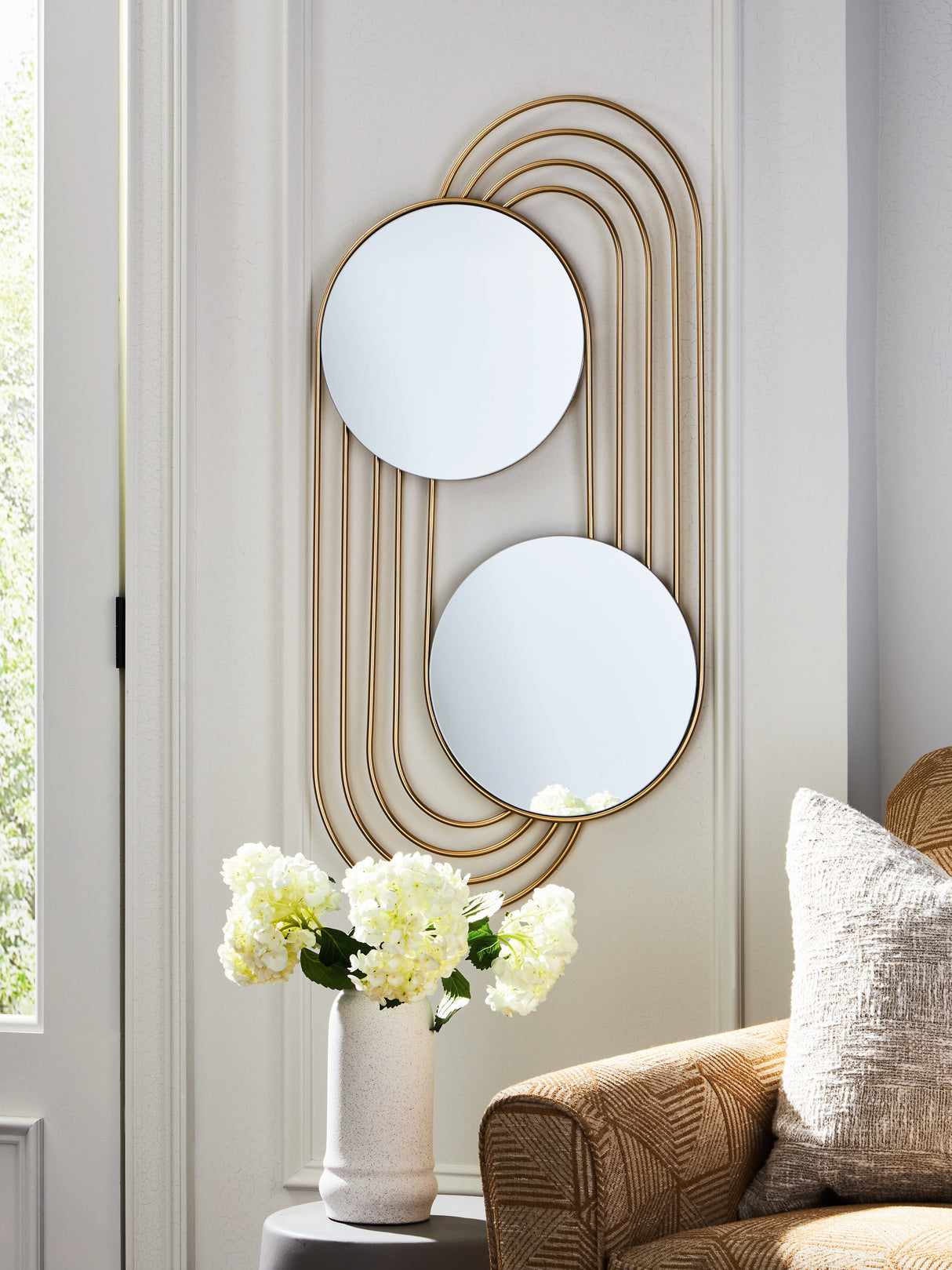 Furniture City Slidell - Ashley Furniture - Warrenley Mirror - Accent Mirror / Gold Finish - A8010401