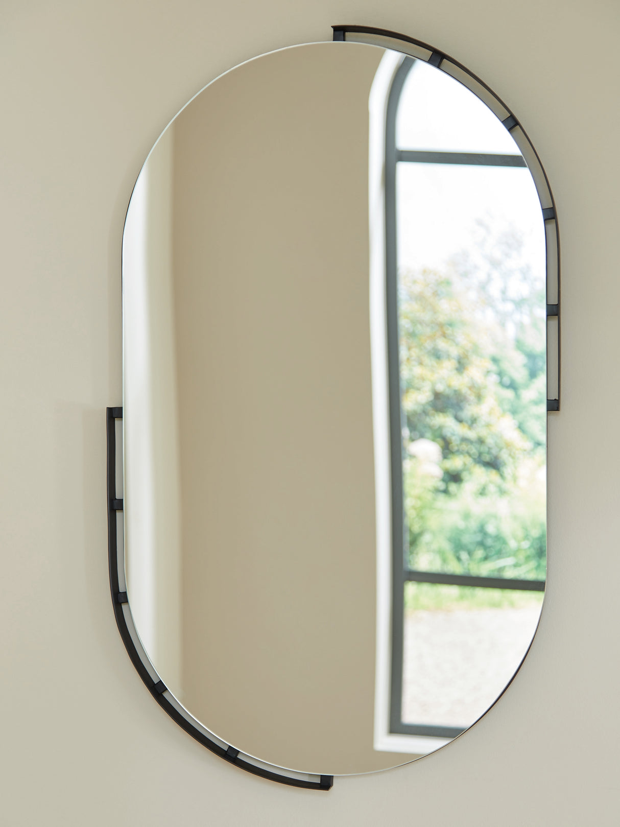 Furniture City Slidell - Ashley Furniture - Valkings Mirror - Accent Mirror / Black - A8010403