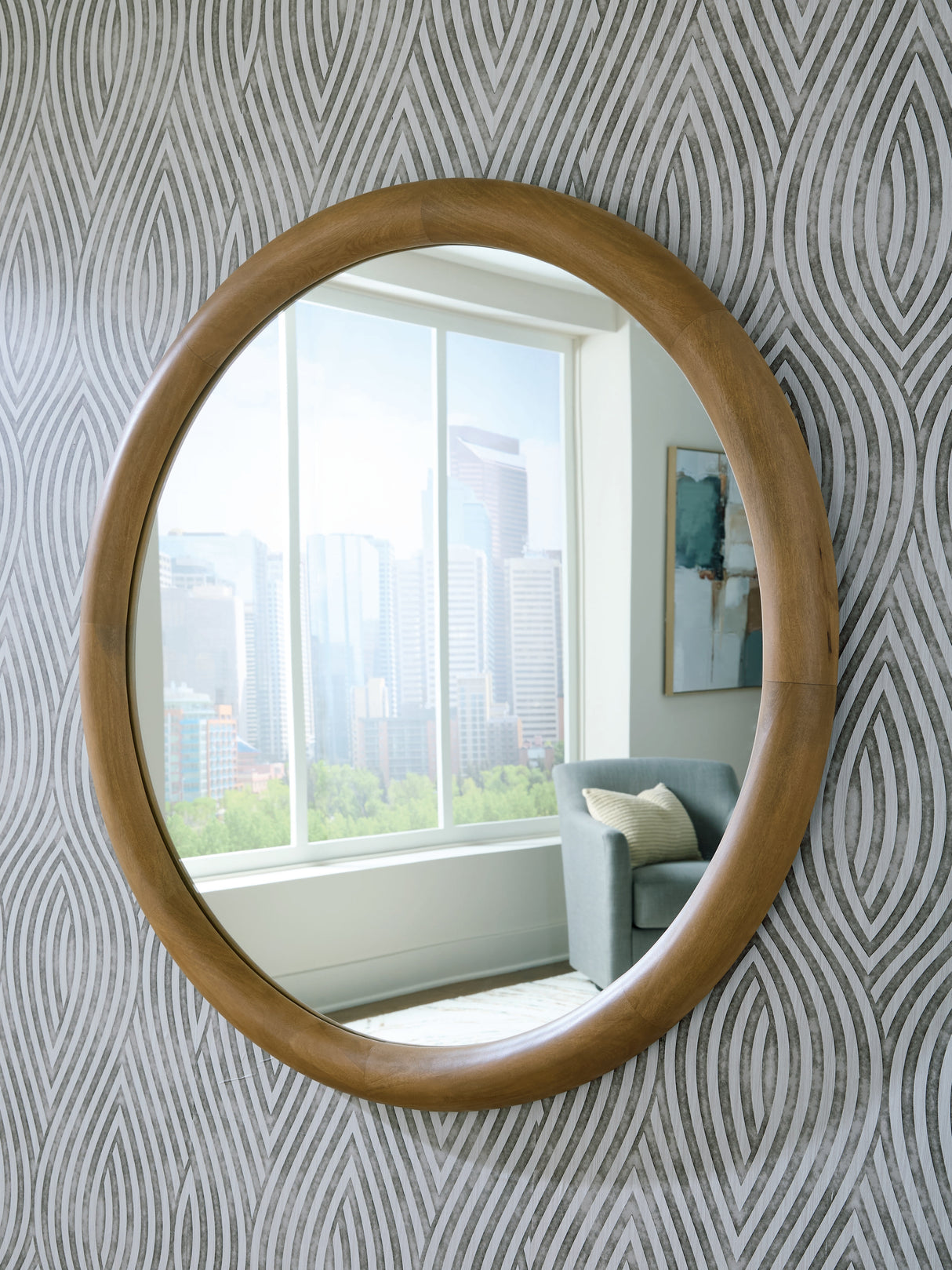 Furniture City Slidell - Ashley Furniture - Yadiel Mirror - Accent Mirror / Brown - A8010426