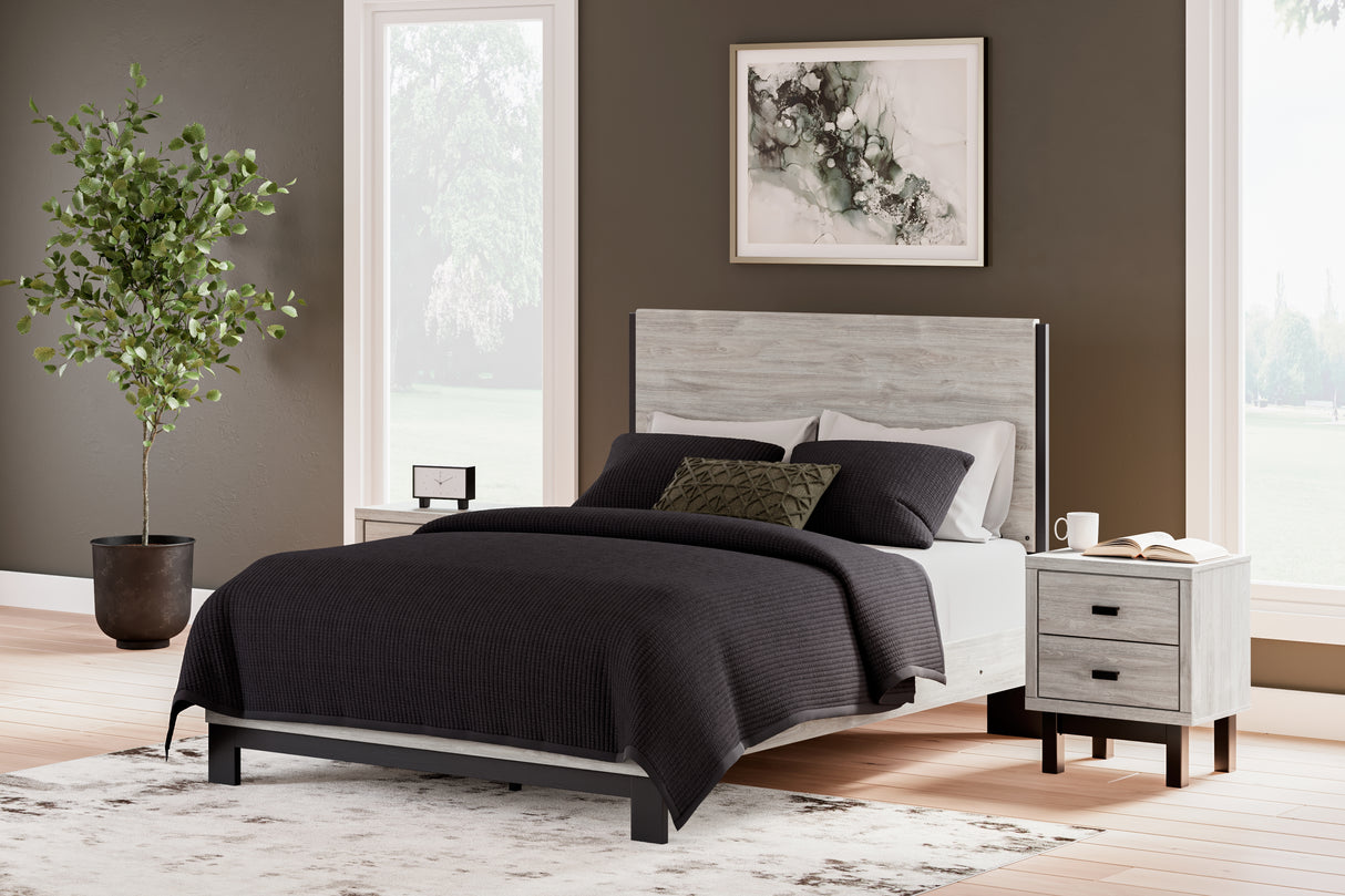 Furniture City Slidell - Ashley Furniture - Vessalli Bedroom - Queen Panel Bed / Gray - B1036B2