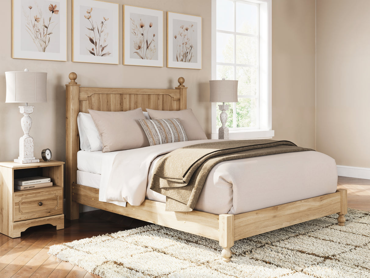 Furniture City Slidell - Ashley Furniture - Aleaport Bedroom - Queen Panel Bed / Warm Brown - PCB1075B7