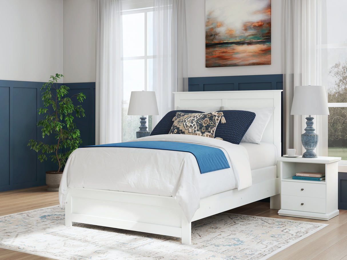 Furniture City Slidell - Ashley Furniture - Bostwick Shoals Bedroom - Full Panel Bed / White - B139B42