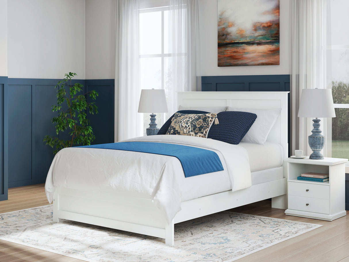 Furniture City Slidell - Ashley Furniture - Bostwick Shoals Bedroom - Queen Panel Bed / White - B139B43