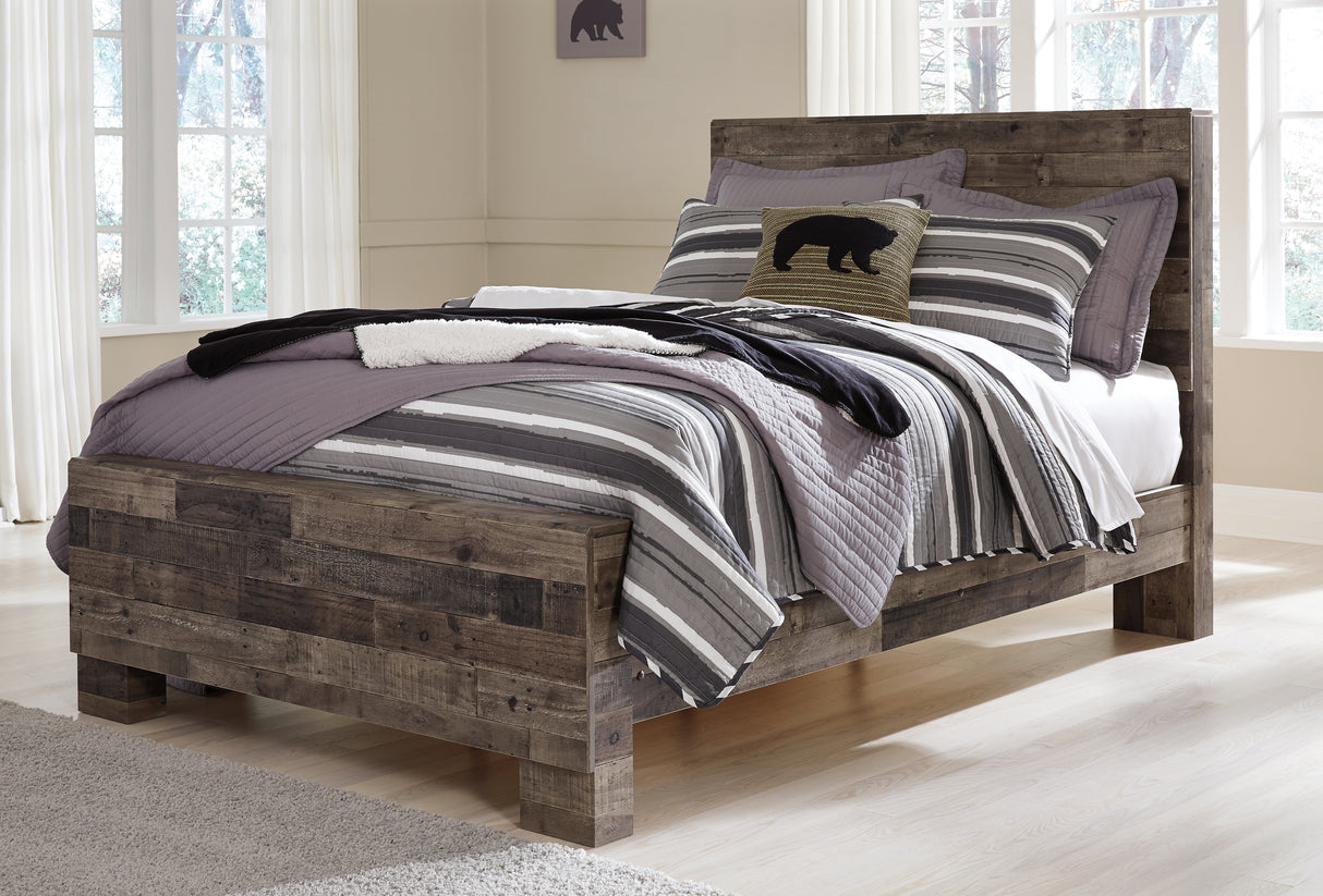 Furniture City Slidell - Ashley Furniture - Derekson Bedroom - Full Panel Bed / Multi Gray - B200B4