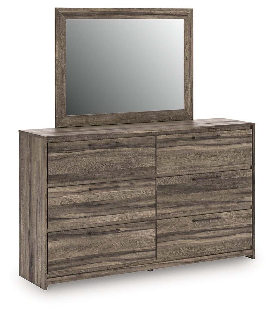 Furniture City Slidell - Ashley Furniture - Elbrim Bedroom - Dresser and Mirror / Brown - PCB2005B1