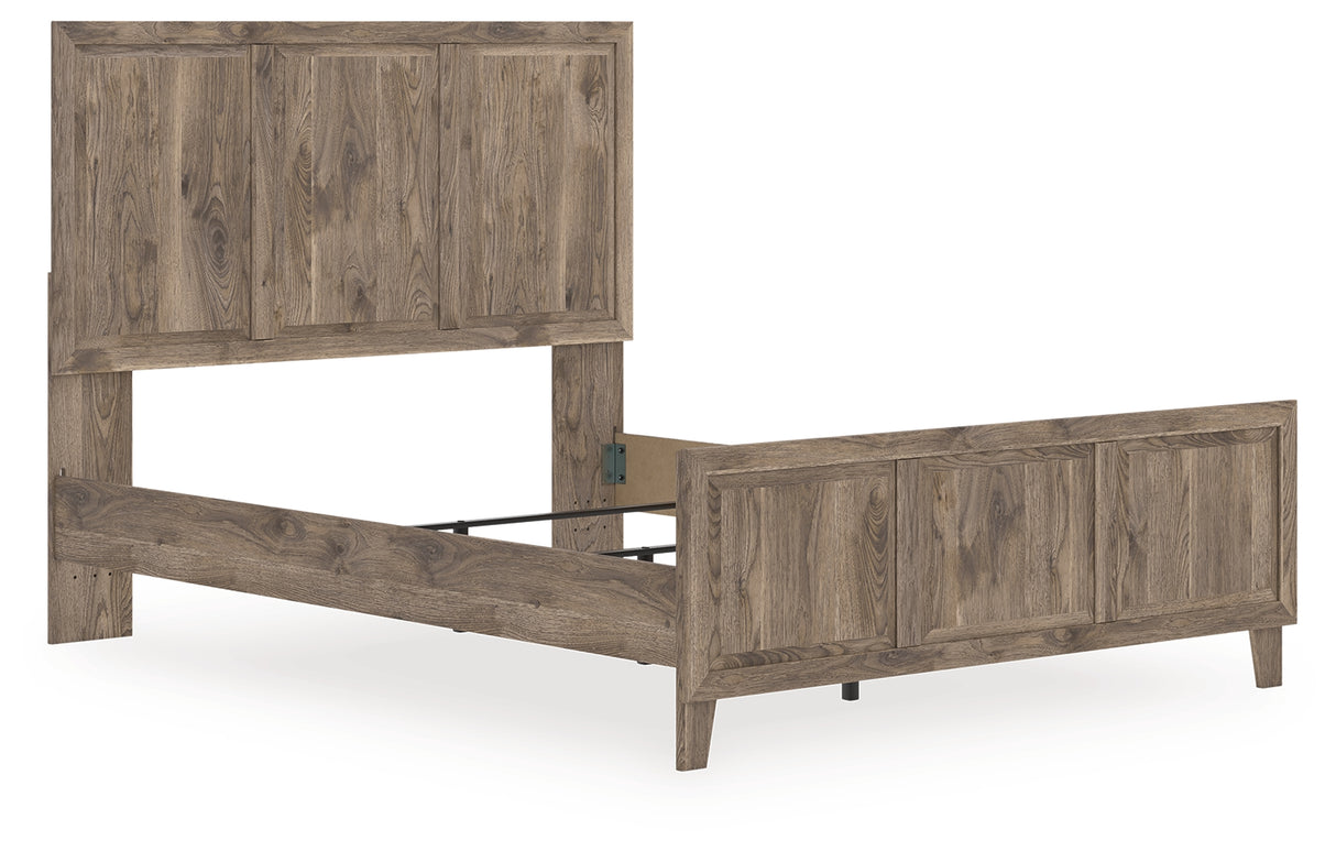 Furniture City Slidell - Ashley Furniture - Rusticott Bedroom - Queen Panel Bed / Brown - PCB2260B2