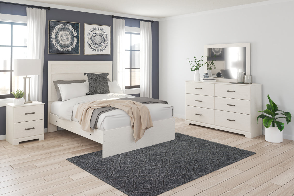 Furniture City Slidell - Ashley Furniture - Stelsie Bedroom - Dresser and Mirror / White - B2588B1