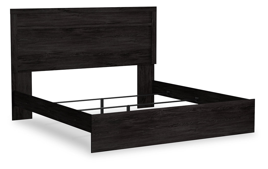 Furniture City Slidell - Ashley Furniture - Belachime Bedroom - Twin Panel Bed / Charcoal - B2589B11