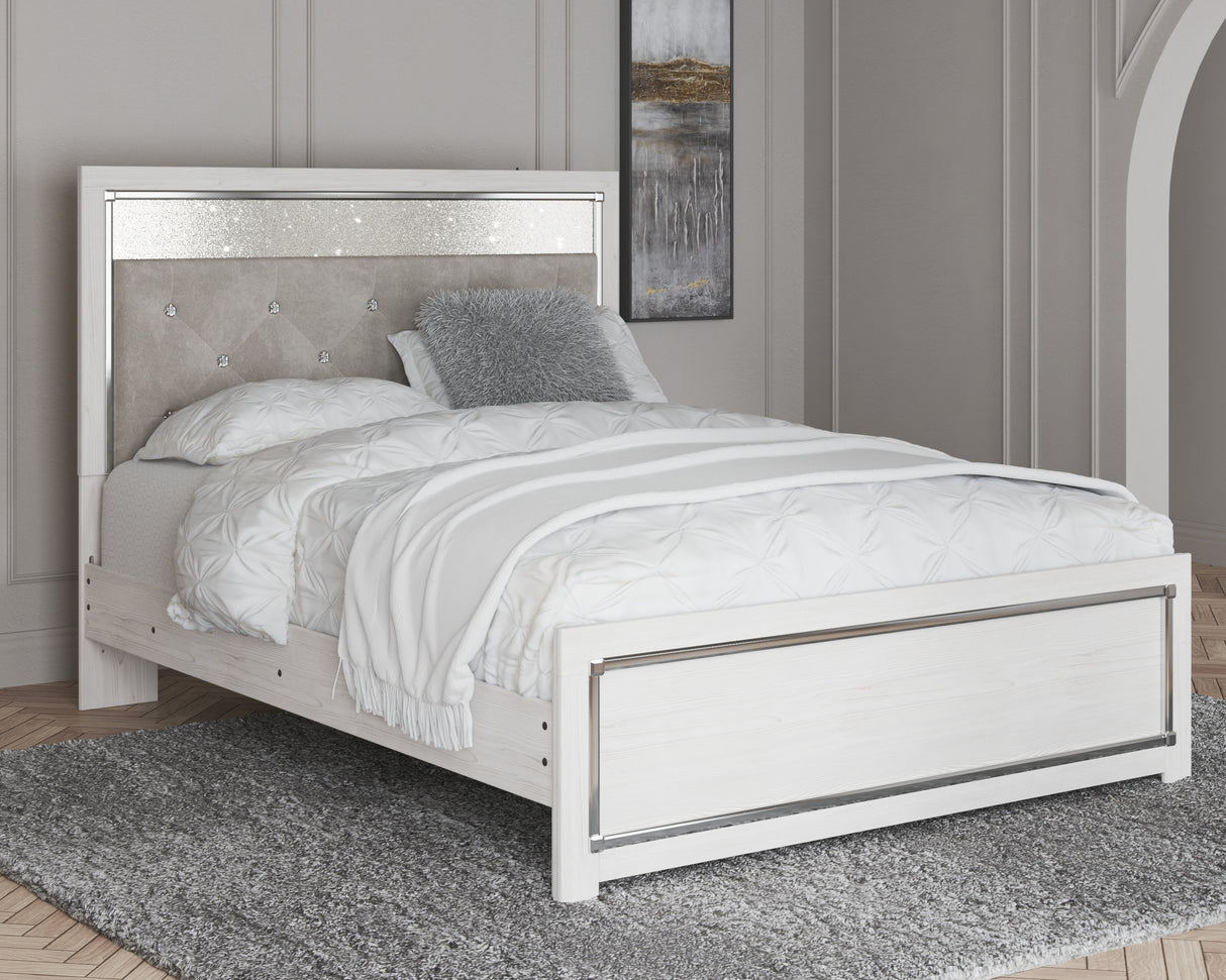 Furniture City Slidell - Ashley Furniture - Altyra Bedroom - Queen Panel Bed / White - B2640B2