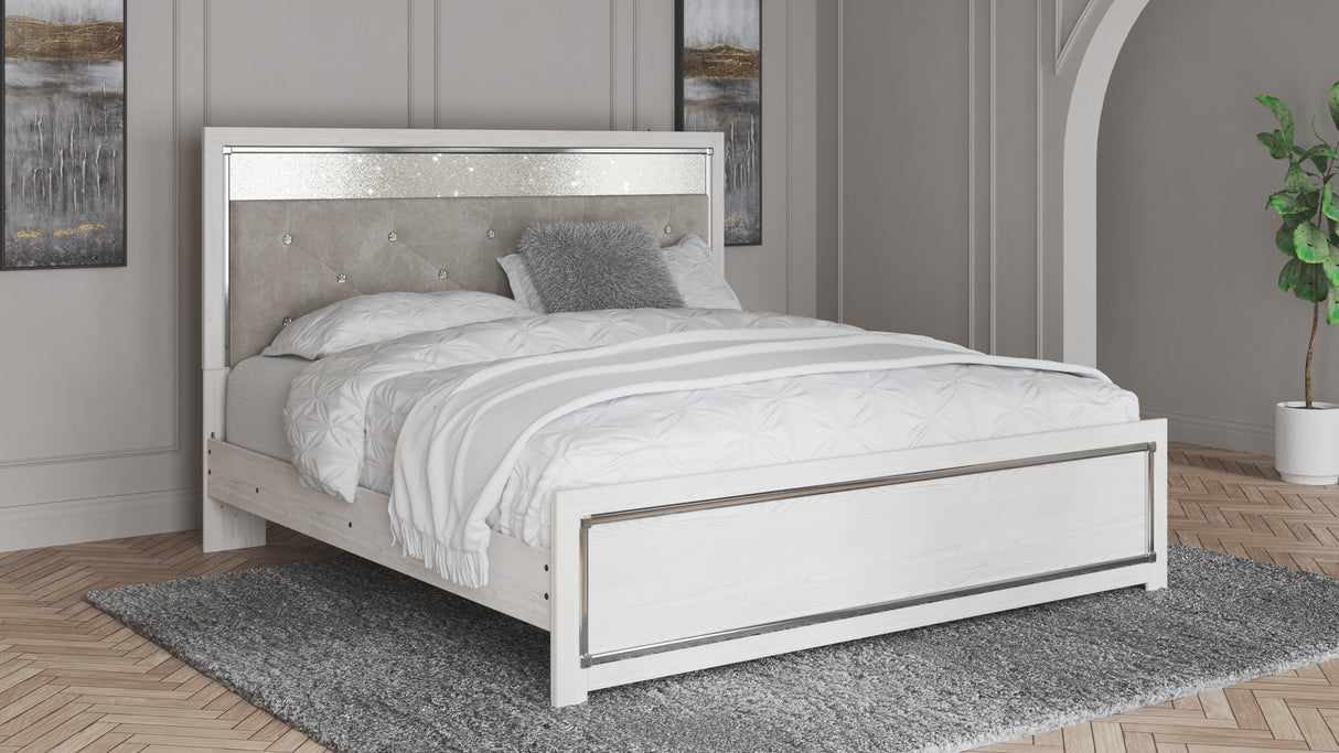 Furniture City Slidell - Ashley Furniture - Altyra Bedroom - King Panel Bed / White - B2640B3