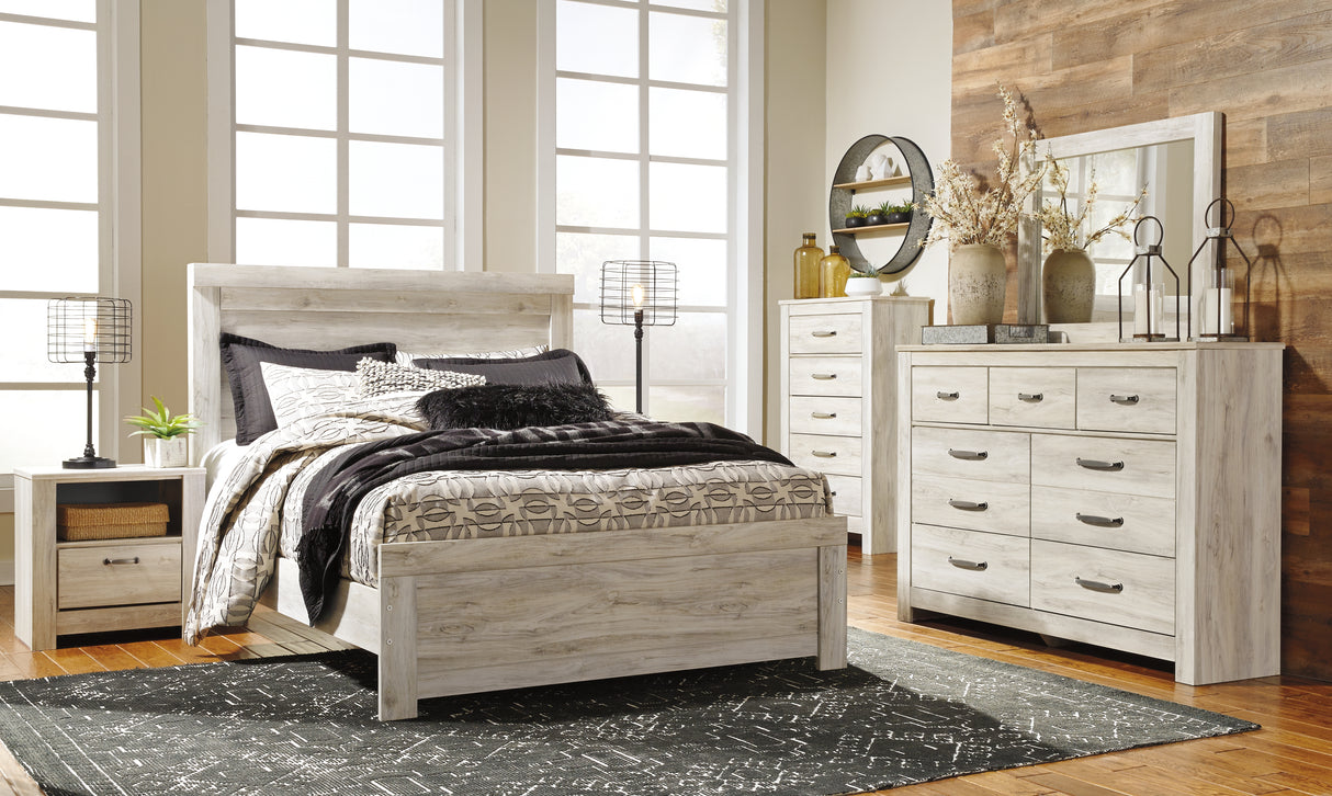 Furniture City Slidell - Ashley Furniture - Bellaby Bedroom - Queen Panel Bed / Whitewash - B331B2