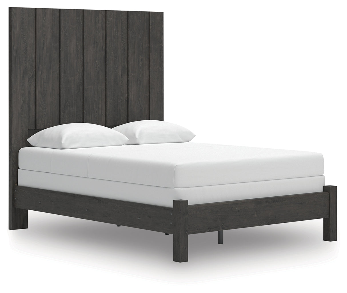 Furniture City Slidell - Ashley Furniture - Fraluna Bedroom - Queen Panel Bed / Charcoal - PCB3370B2