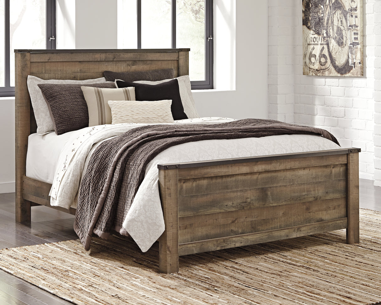 Furniture City Slidell - Ashley Furniture - Trinell Bedroom - Queen Panel Bed / Brown - B446B11