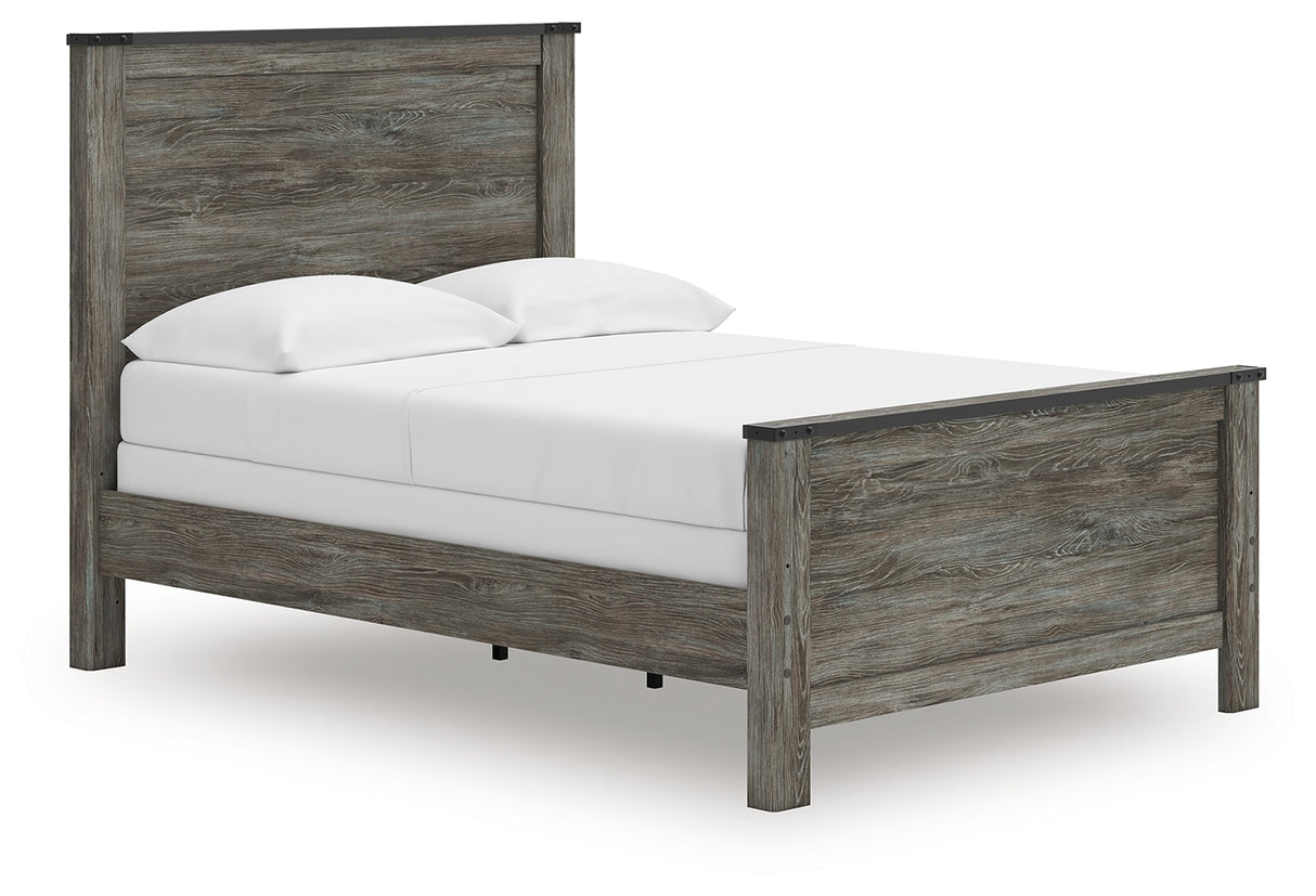 Furniture City Slidell - Ashley Furniture - Frandern Bedroom - Full Panel Bed / Black/Gray - B4480B19