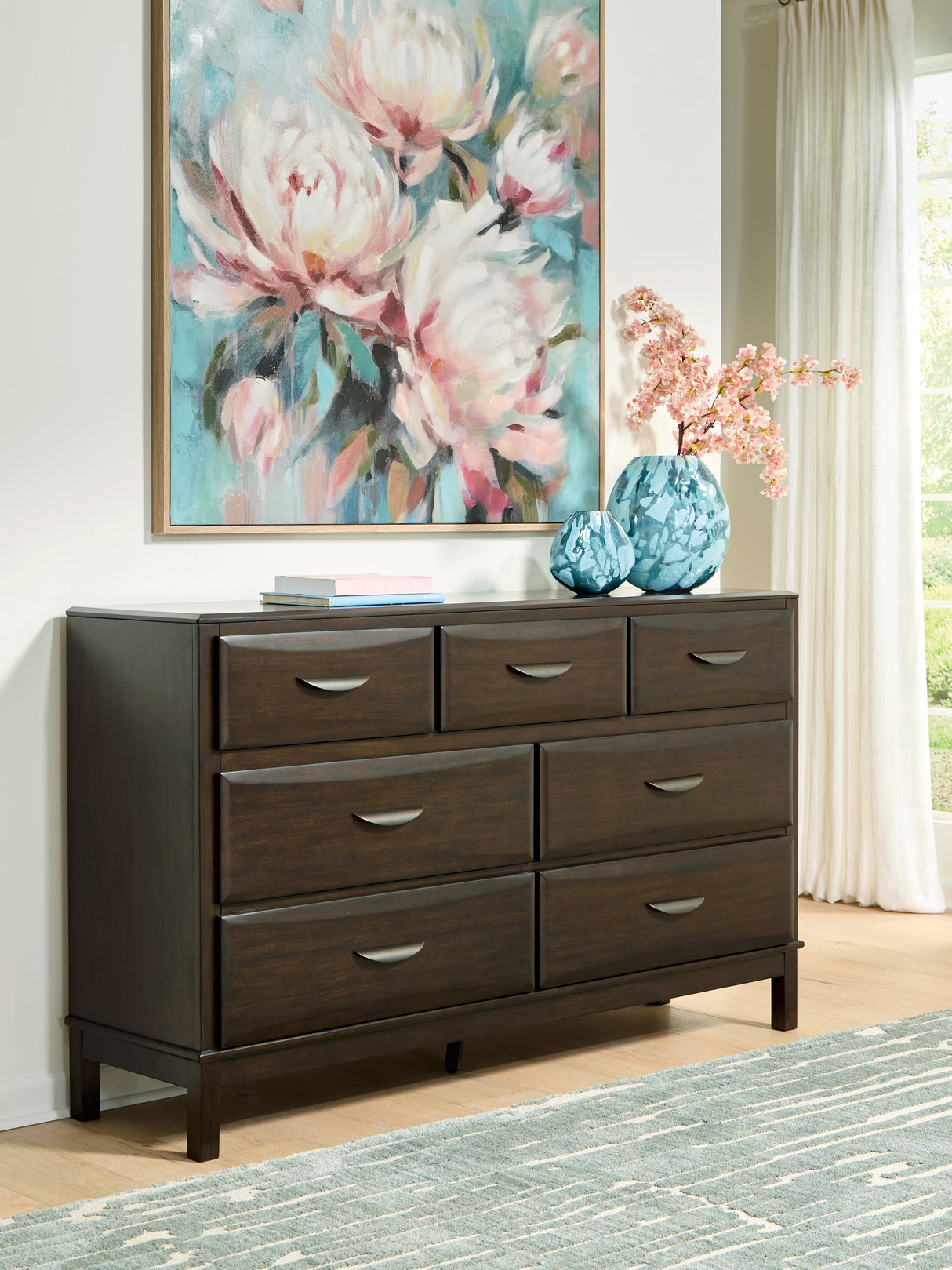Furniture City Slidell - Ashley Furniture - Vanmore Bedroom - Dresser / Dark Brown - B479-31