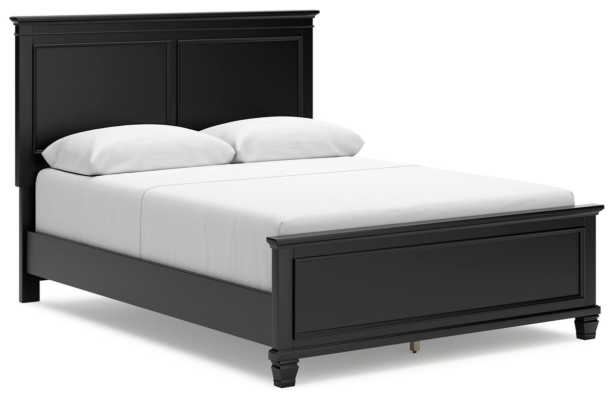 Furniture City Slidell - Ashley Furniture - Lanolee Bedroom - Queen Panel Bed / Black - B687B6