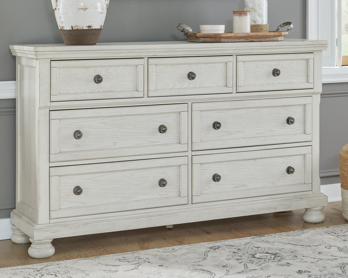 Furniture City Slidell - Ashley Furniture - Robbinsdale Bedroom - Dresser / Antique White - B742-31
