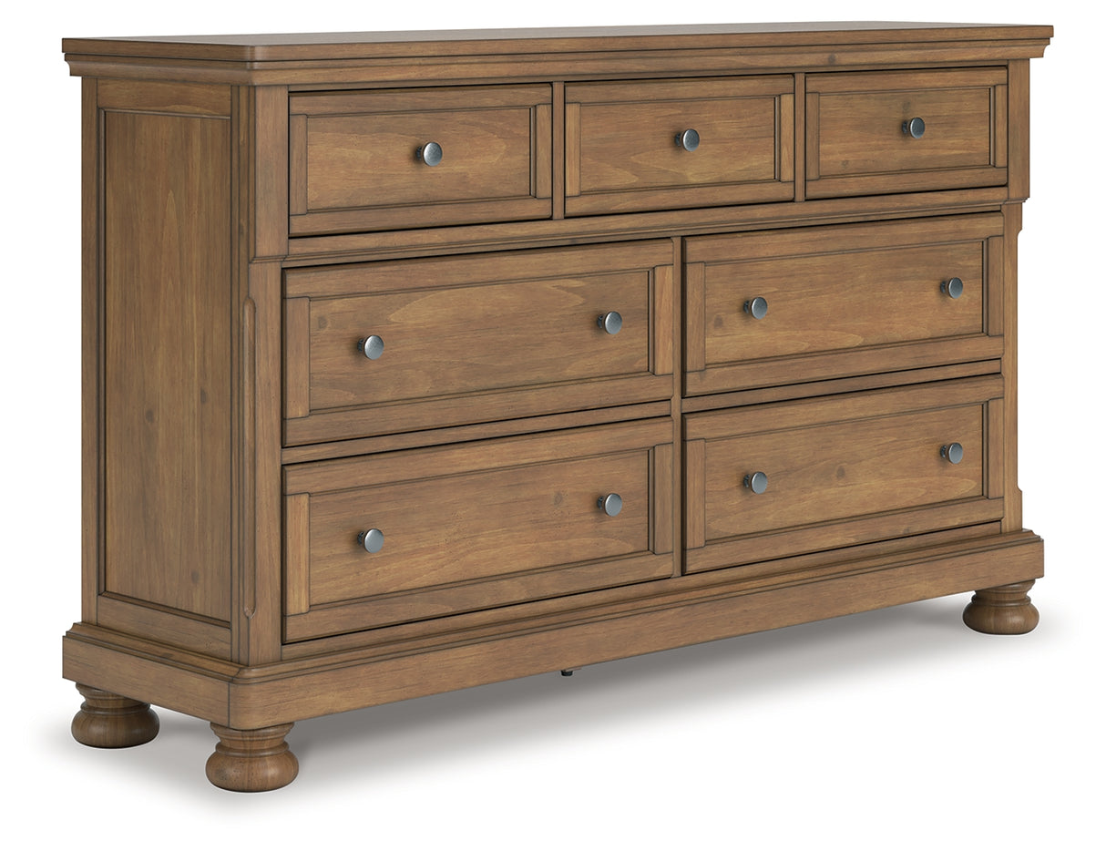 Furniture City Slidell - Ashley Furniture - Feddinger Bedroom - Dresser / Medium Brown - PCB779-31