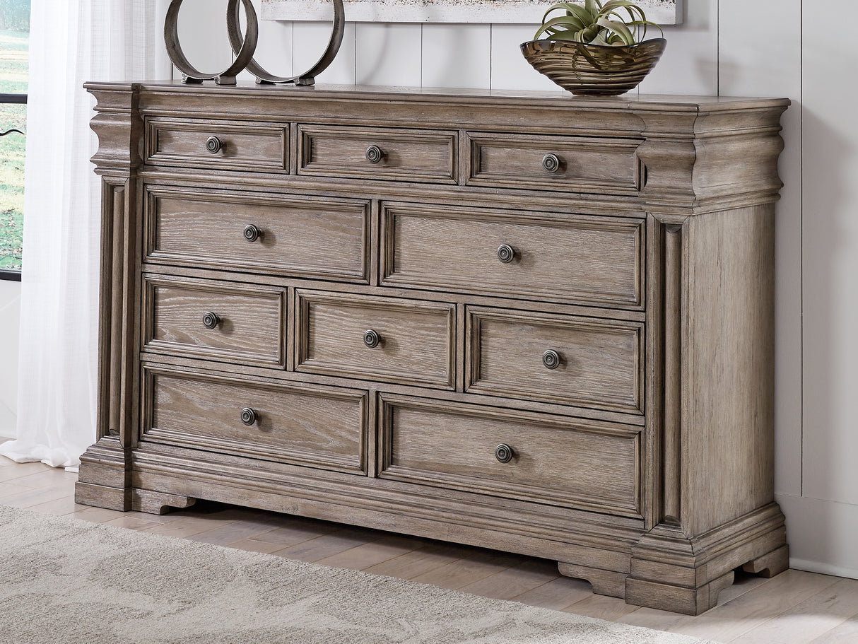 Furniture City Slidell - Ashley Furniture - Blairhurst Bedroom - Three Drawer Night Stand / Light Grayish Brown - B916-93