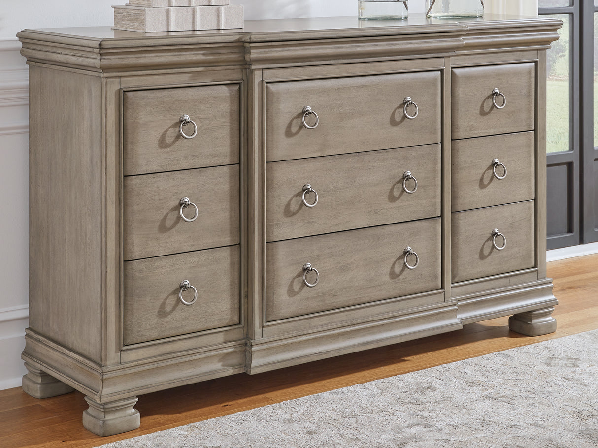 Furniture City Slidell - Ashley Furniture - Lexorne Bedroom - Dresser / Gray - B924-31