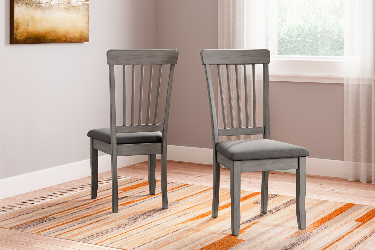 Furniture City Slidell - Ashley Furniture - Shullden Dining Room - Dining Chair (Set of 2) / Gray - D194-01X2