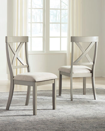 Furniture City Slidell - Ashley Furniture - Parellen Dining Room - Dining Chair (Set of 2) / Gray - D291-01X2