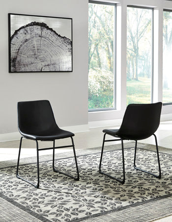Furniture City Slidell - Ashley Furniture - Centiar Dining Room - Dining Chair (Set of 2) / Black - D372-06X2