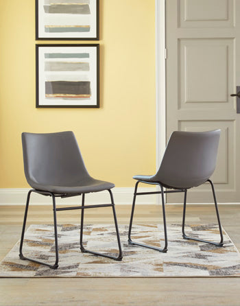 Furniture City Slidell - Ashley Furniture - Centiar Dining Room - Dining Chair (Set of 2) / Gray - D372-08X2