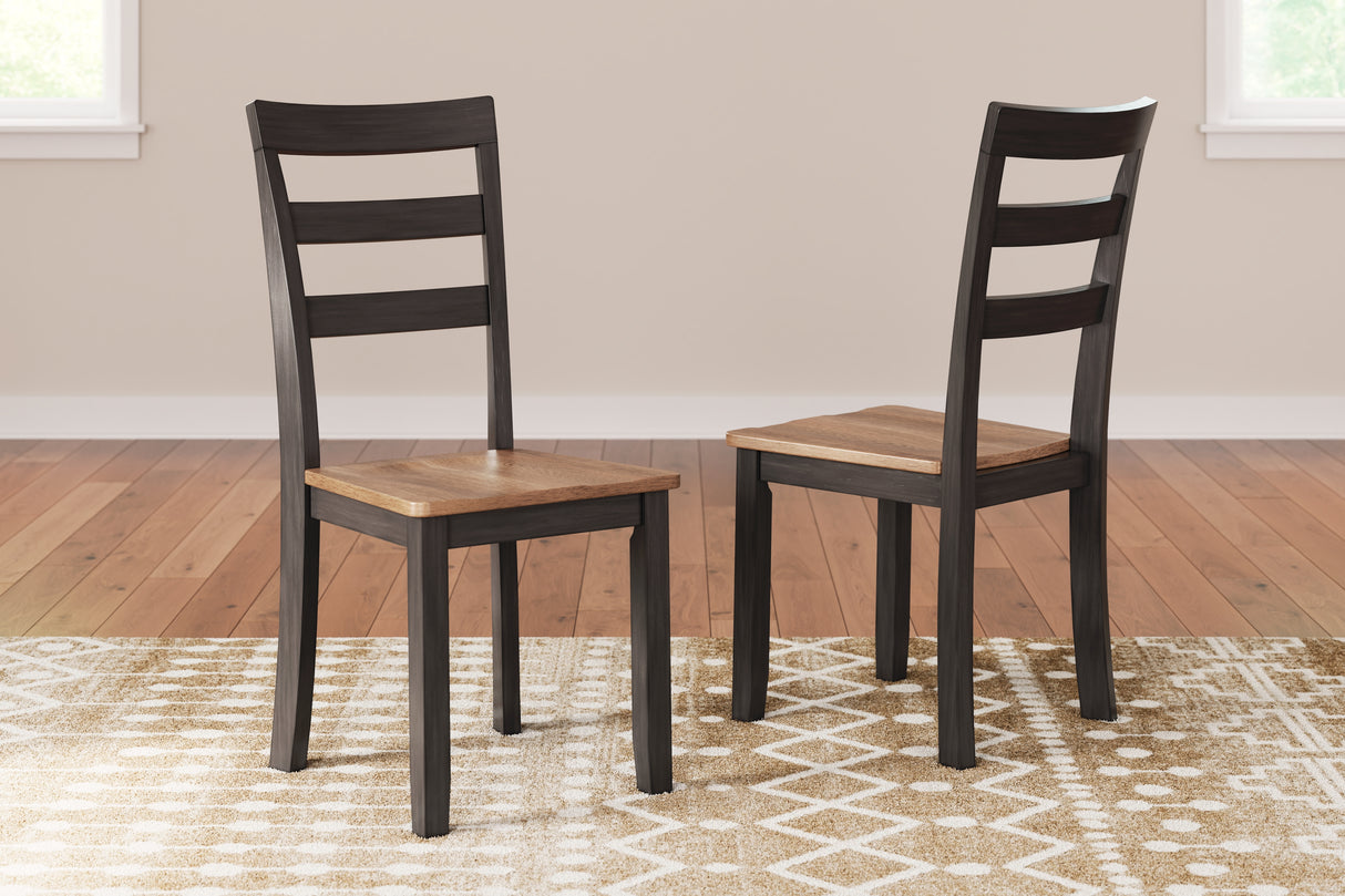 Furniture City Slidell - Ashley Furniture - Gesthaven Dining Room - Dining Chair (Set of 2) / Natural/Brown - D396-01X2