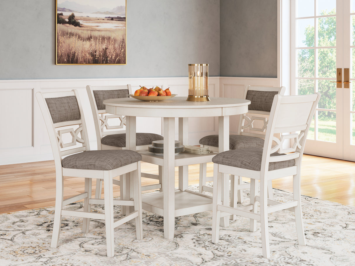 Furniture City Slidell - Ashley Furniture - Erinberg Dining Room - Dining Room Table Set (6/CN) / Antique White - D423-325