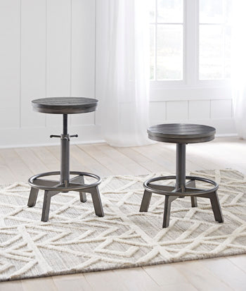 Furniture City Slidell - Ashley Furniture - Torjin Dining Room - Counter Height Stool (Set of 2) / Gray - D440-324X2