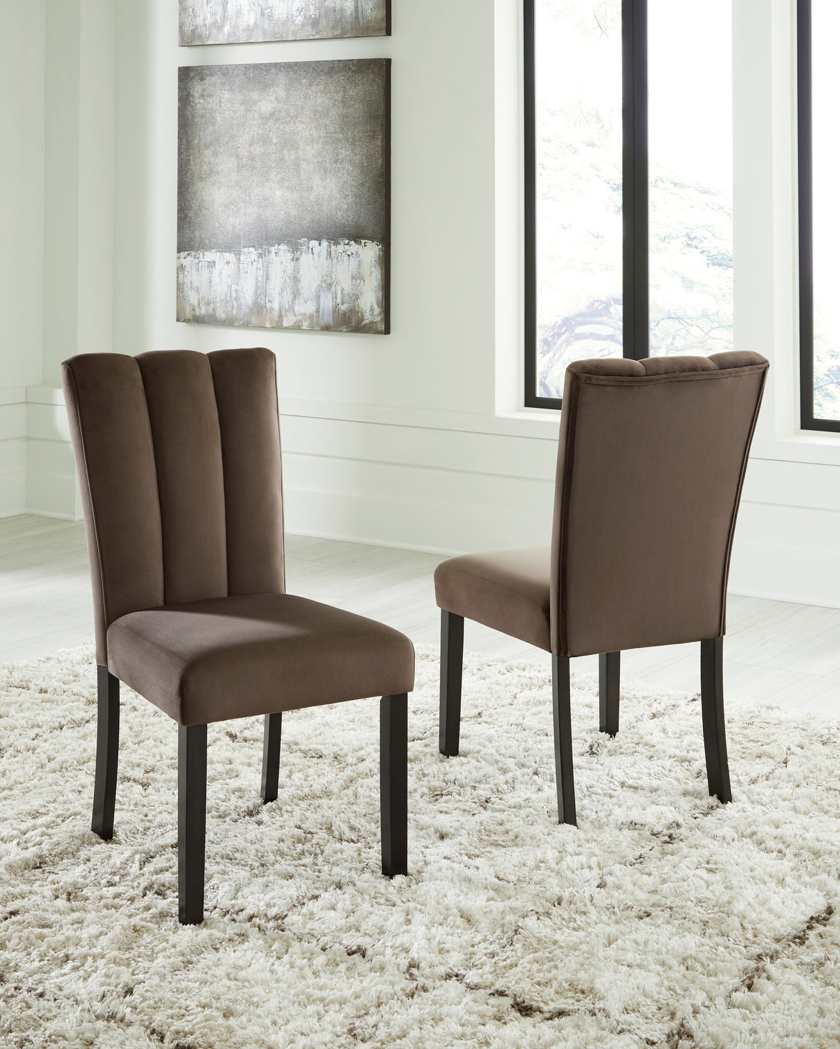 Furniture City Slidell - Ashley Furniture - Jeshina Dining Chair (Set of 2) - Dining Chair (Set of 2) / Mocha - PCD581-01X2