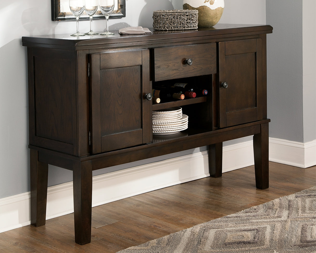Furniture City Slidell - Ashley Furniture - Haddigan Dining Room - Dining Room Server / Dark Brown - D596-60