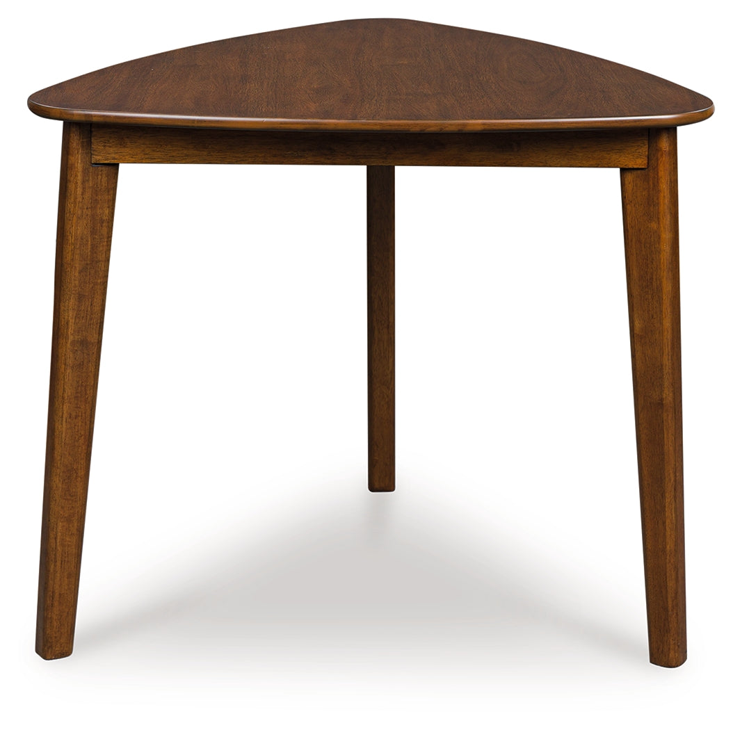Furniture City Slidell - Ashley Furniture - Tameride Dining Table - Triangle Dining Room Table / Brown - PCD609-16