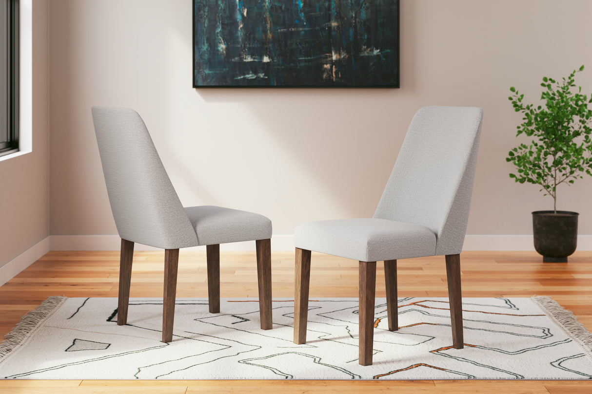Furniture City Slidell - Ashley Furniture - Lyncott Dining Room - Dining Chair (Set of 2) / Gray/Brown - D615-01X2