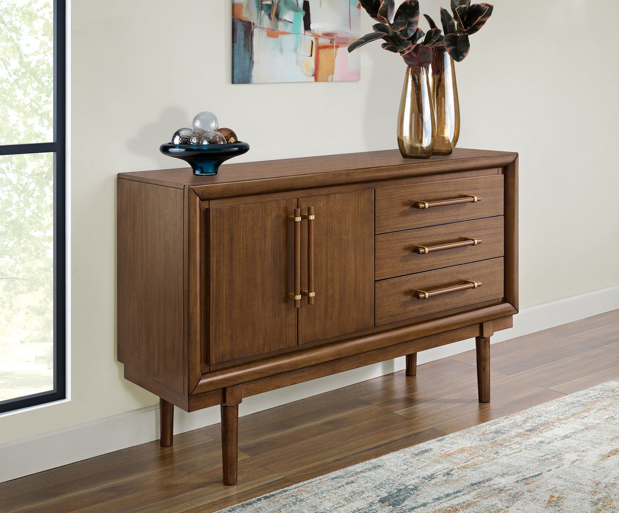 Furniture City Slidell - Ashley Furniture - Lyncott Dining Room - Dining Room Server / Brown - D615-60