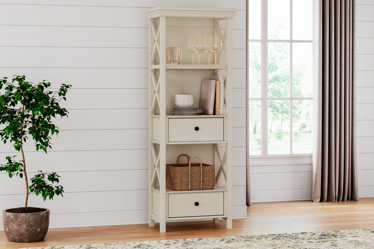 Furniture City Slidell - Ashley Furniture - Bolanburg Dining Room - Display Cabinet / Antique White - D647-76