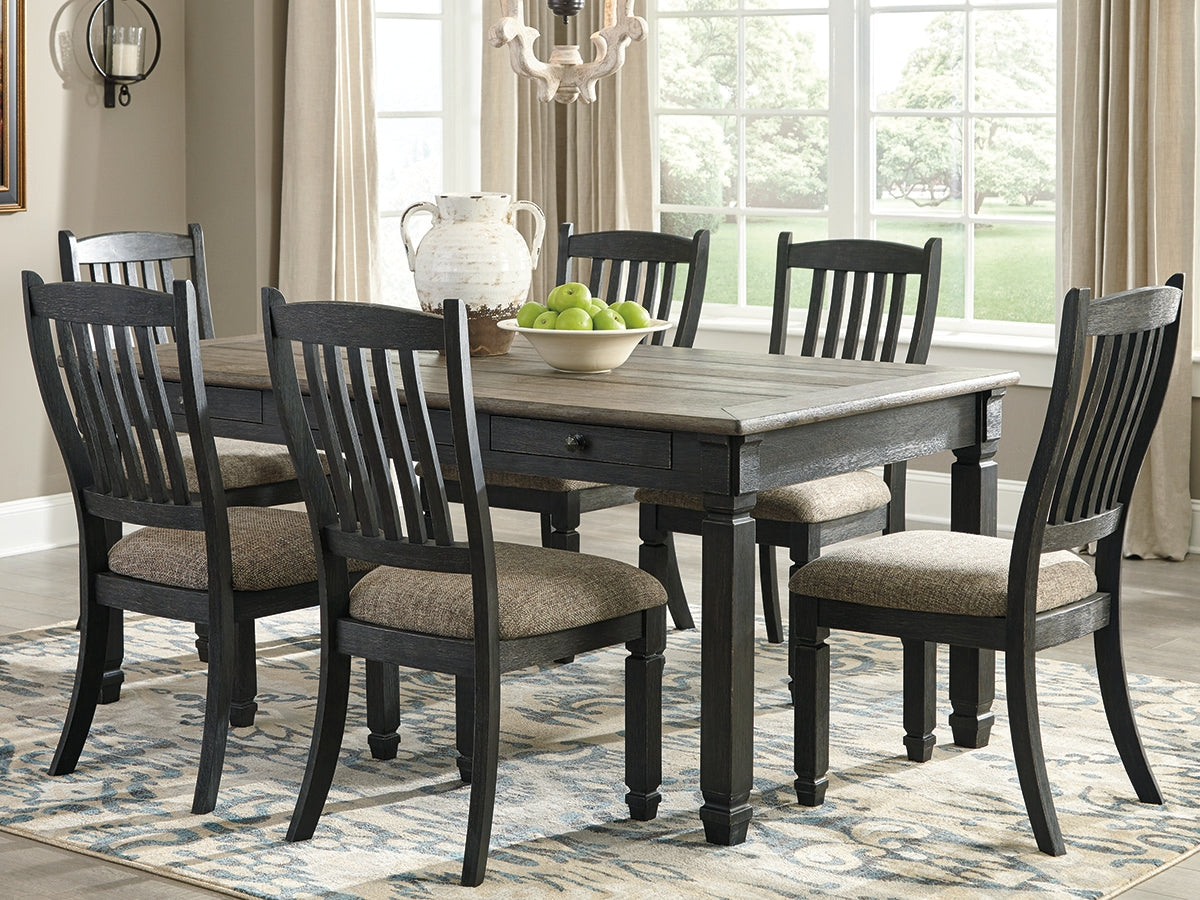 Furniture City Slidell - Ashley Furniture - Tyler Creek Dining Room - Rectangular Dining Room Table / Black/Gray - D736-25
