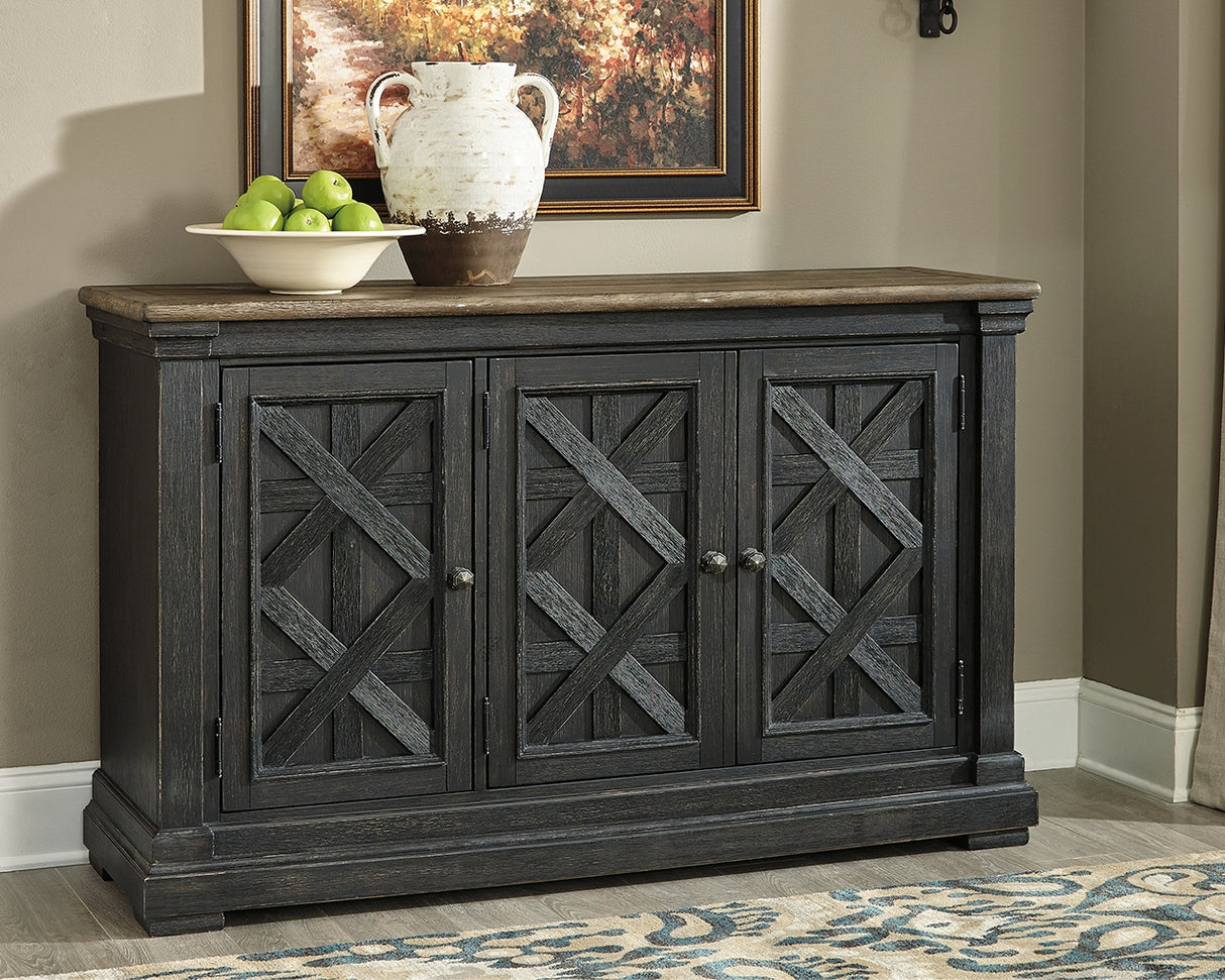 Furniture City Slidell - Ashley Furniture - Tyler Creek Dining Room - Dining Room Server / Black/Gray - D736-60