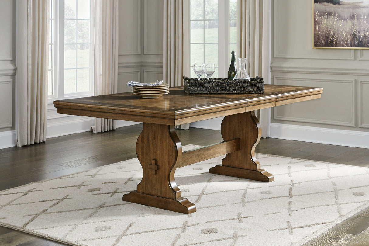Furniture City Slidell - Ashley Furniture - Sturlayne Dining Room - RECT Dining Room EXT Table / Brown - D787-35
