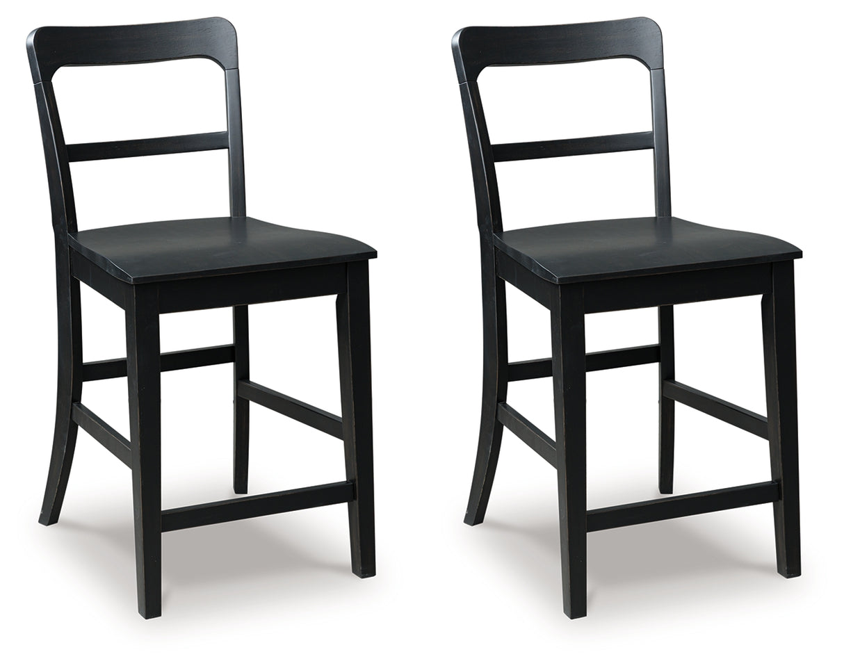 Furniture City Slidell - Ashley Furniture - Greddinton Counter Height Barstool (Set of 2) - Counter Height Barstool (Set of 2) / Multi - PCD824-124X2