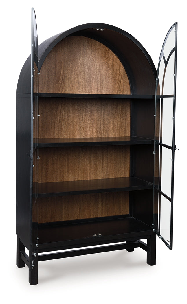 Furniture City Slidell - Ashley Furniture - Greddinton Display Cabinet - Display Cabinet / Black/Brown - PCD824-376