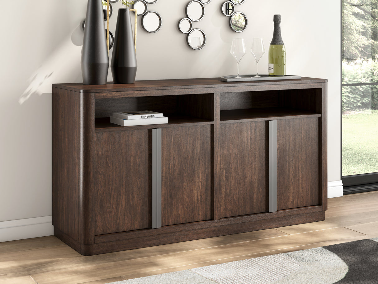Furniture City Slidell - Ashley Furniture - Dilenno Dining Server - Dining Room Server / Dark Brown - PCD857-60