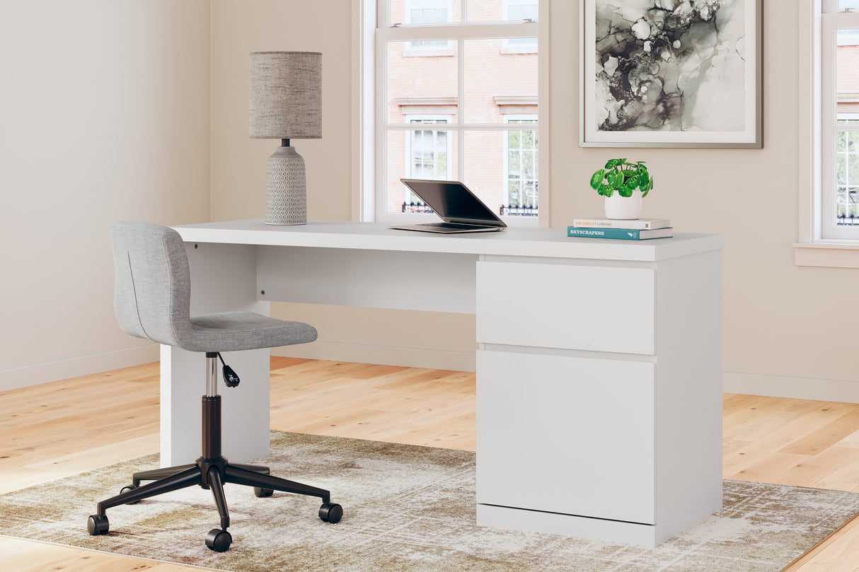 Furniture City Slidell - Ashley Furniture - Onita Office Desk - Home Office Desk / White - H9630-134