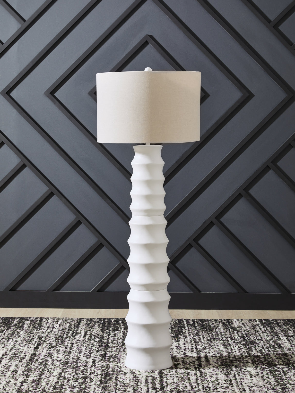 Furniture City Slidell - Ashley Furniture - Veraleigh Lighting - Poly Table Lamp (1/CN) / White - L235854